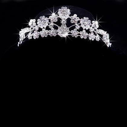 Bridal Crown Necklace Earrings Kore..