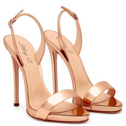 Women's stiletto sandals high heel ..