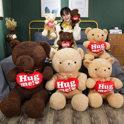 Love bear hug heart teddy bear hug ..