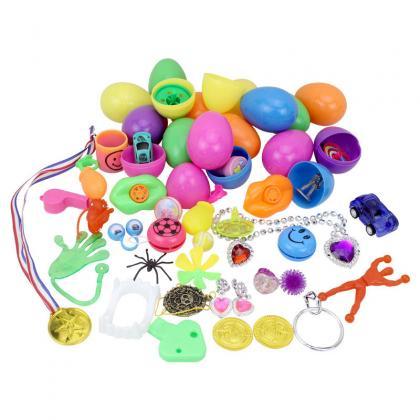 100 PCS Toys Filled Easter Eggs, Co..