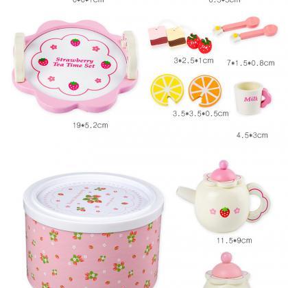  Wooden Tea Set Toys- Play Food and..