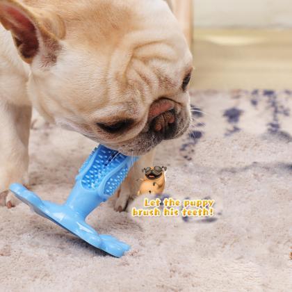 Dog Toothbrush Stick Silicone Puppy..