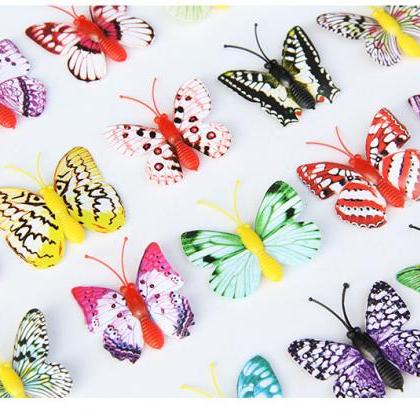 500 PCS Wall Decal Butterfly, Wall ..