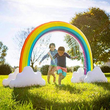 Rainbow Sprinkler Toys, Outdoor Inf..