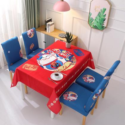 Waterproof tablecloth, cotton and l..