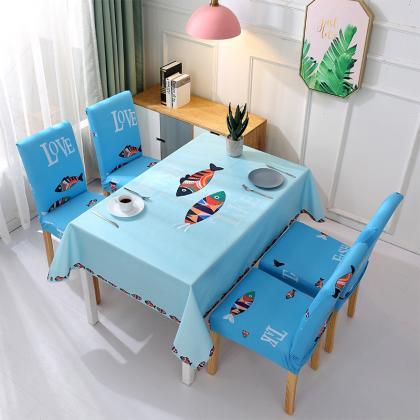 Waterproof tablecloth, cotton and l..
