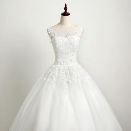 Bridal lace wedding dress banquet l..