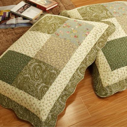 Washed quilted cotton printed three..