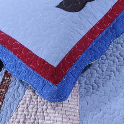 Cotton Bedspread Quilt Sets,3 Piece..