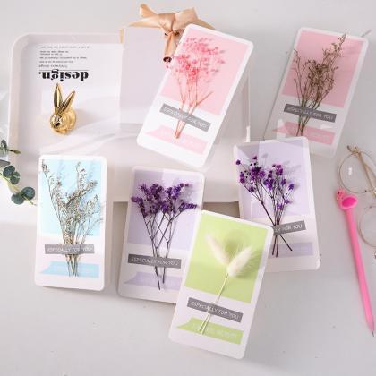 Dried Flowers Greeting Cards, 120PC..