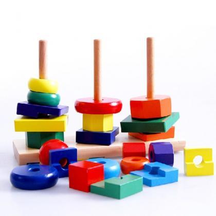 Wooden Children's Toys Geometric St..