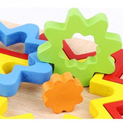 Toddler Puzzles Games Wooden Toys M..