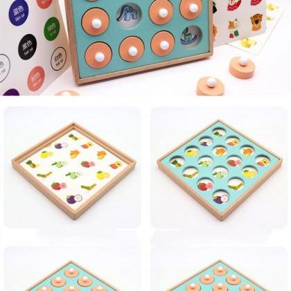 Wooden Boxed Memory Chess, Kid Inte..