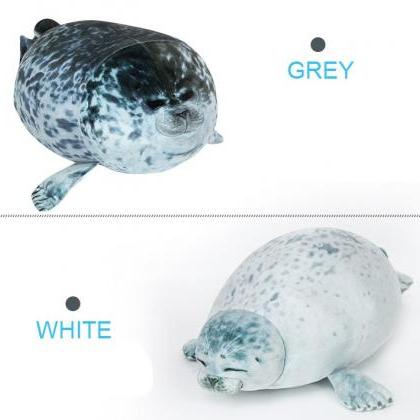 Seals Plush Toys 3D Novelty Throw P..