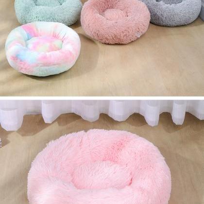 Cat litter and kennel thick plush r..