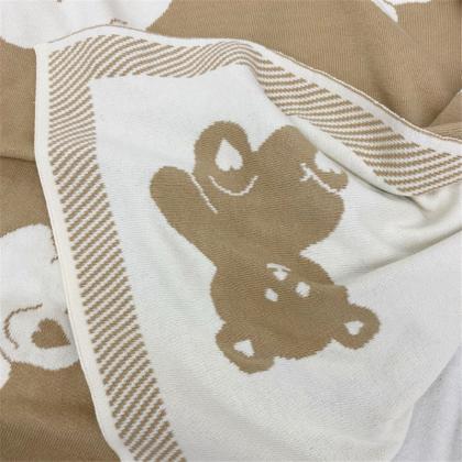 Creative Children's Bear Blanket Kn..