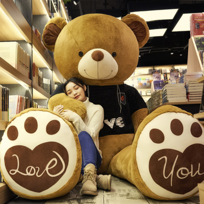 Giant Teddy Bear Soft Plush Bear Stuffed Animal for Girlfriend Kids