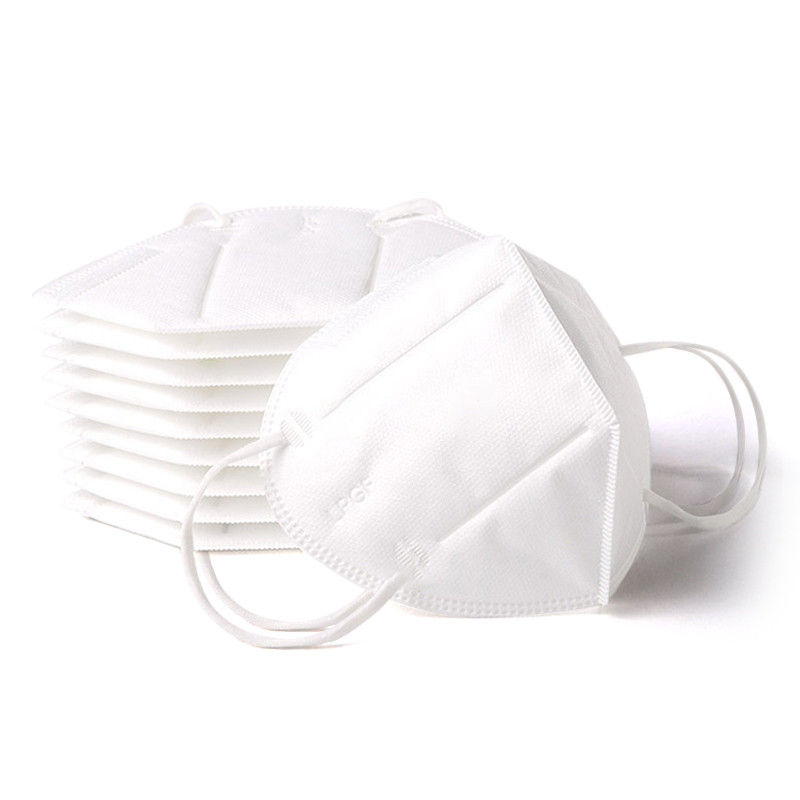 Disposable masks kn95 four-layer white dust-proof breathable Adult Anti-fog Haze Dustproof Non-Woven Fabrics Mask