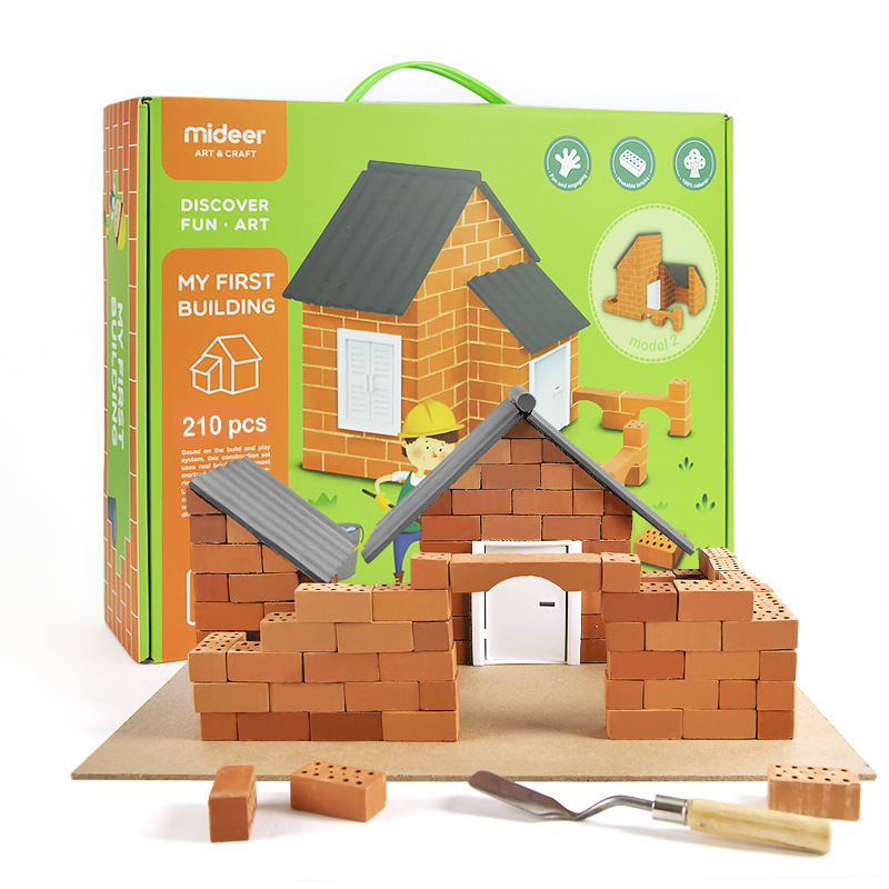 Feng tata Children's DIY Construction Site Toys, Small Bricklayers Bricks Construction Toys, Classic Game Building Block Toys for 