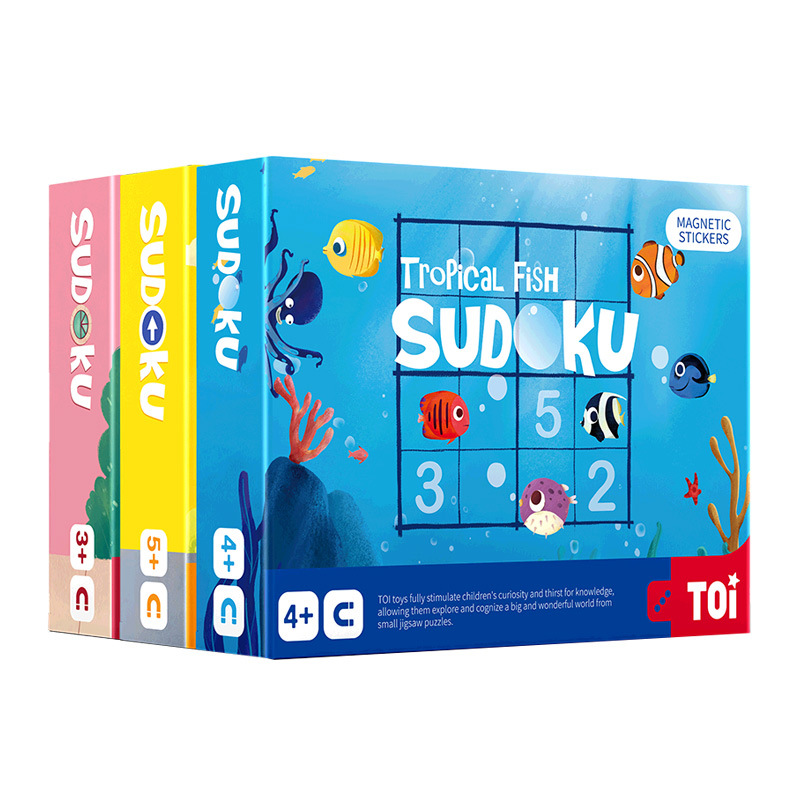 Tropical Fish Sudoku Children Digital Magnetic Board Chess Game Desktop Logic Thinking Educational Toy