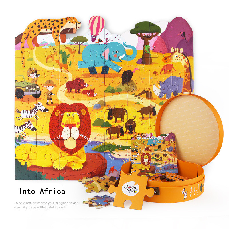 Children's Fun Theme Floor Puzzle Children's Platform Toy Birthday Gift