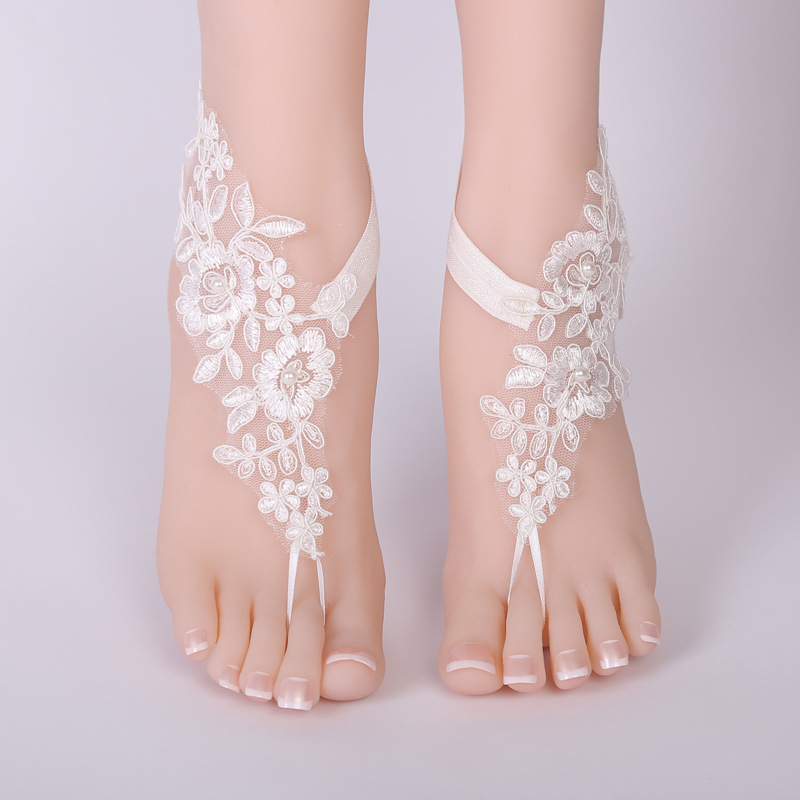 Ethnic style footwear European and American bridal footwear handmade anklet