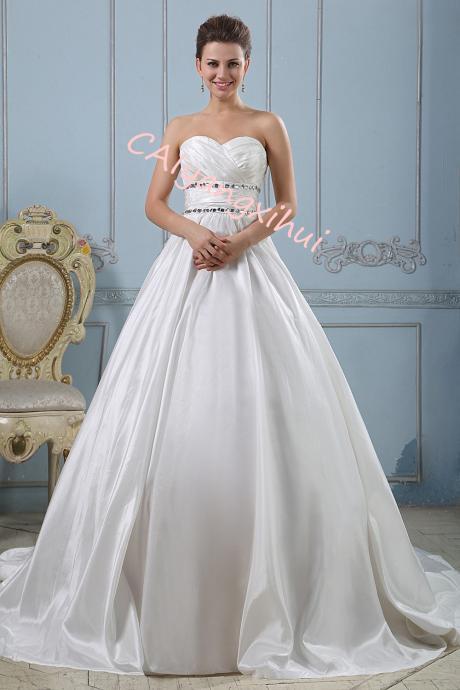 grey tulle ball gown