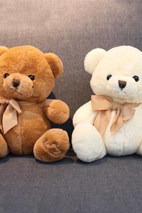 Teddy bear plush bow tie bear doll doll big bear doll gift