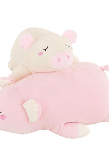 Soft lying pig plush toy pig doll rag doll sleeping pillow lying pig doll birthday gift for girlfriend