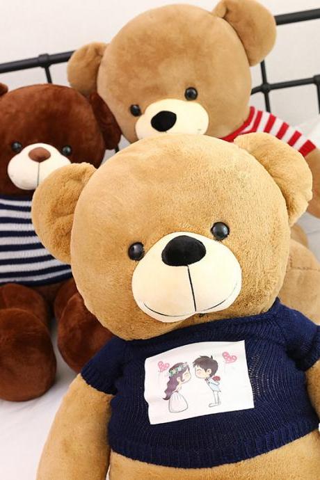 Extra Large Plush Teddy Bear Sweater Plush Bear Sweater Bear Girlfriend Child Birthday Gift