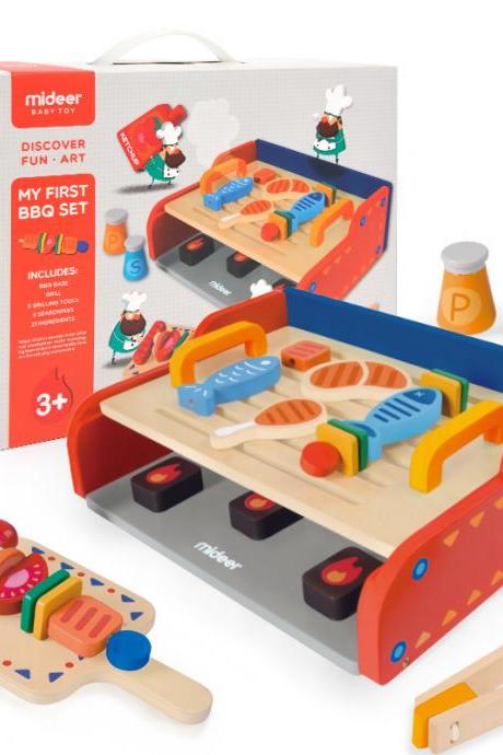 Children's Barbecue Grill Simulation Play House Kitchen Toy Girl Boy Educational Toy Set