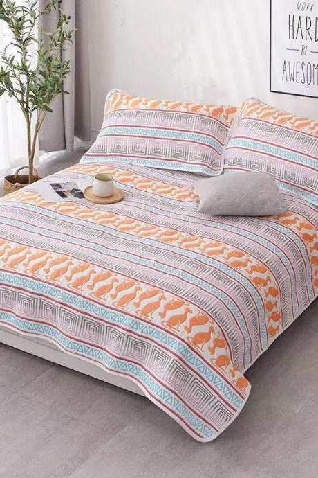 Pure cotton gauze blanket air conditioning blanket double-sided blanket for summer bed