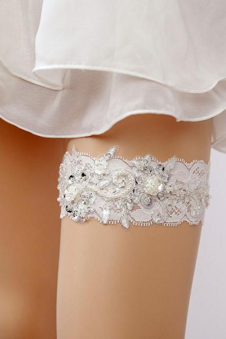 Wedding dress lace garter wedding accessories bridesmaid leg ornaments European and American bridal garter