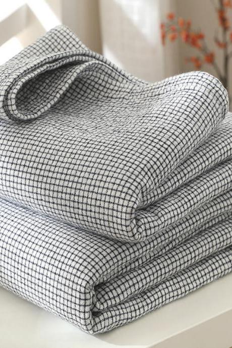 Blanket Cotton Gauze Quilt Cotton Blanket Air Conditioning Blanket(78' X 90')
