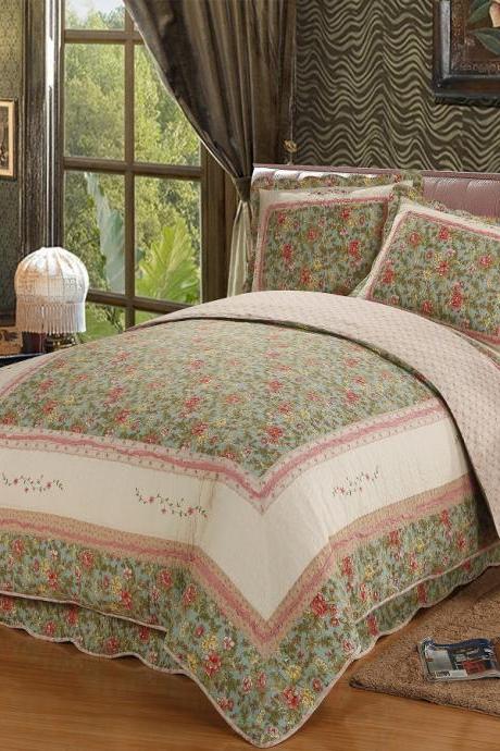  Bedsure Quilt Set Queen Size (90x98 inches) Bedspread, Lightweight Coverlet Quilt for Spring and Summer, 1 Quilt and 2 Pillow Shams