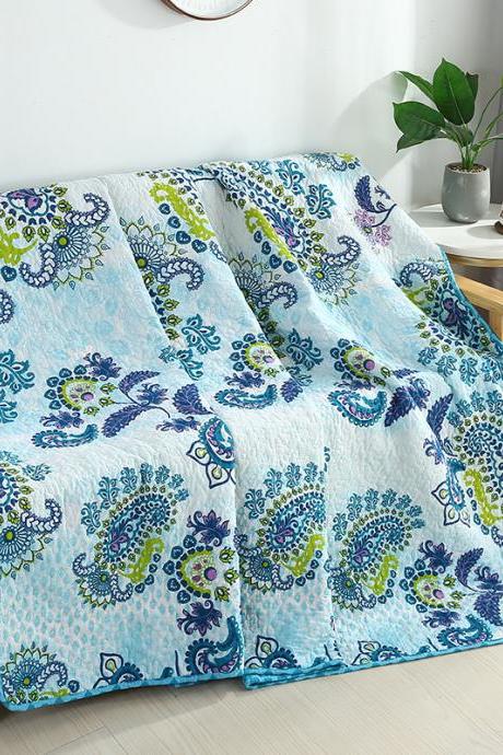 Bed Lining Summer Cool Quilt Pure Cotton Printed Air Conditioning Thin Quilt