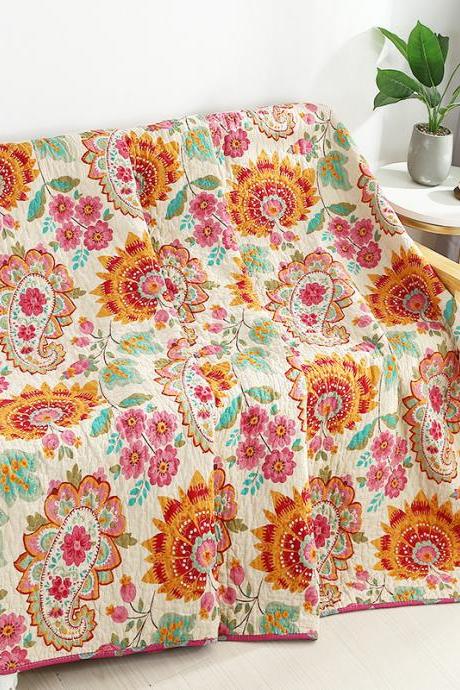 Pure cotton summer cool quilt printed quilted air conditioning quilt