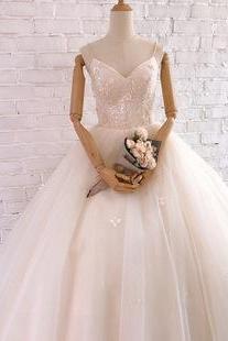 Bridal lace wedding dress prom party dress