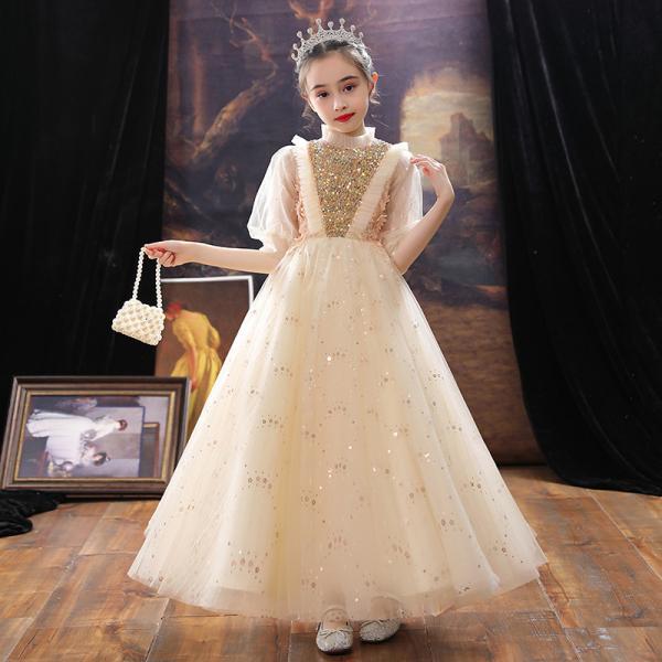Children's evening dress princess dress girl flower girl wedding dress