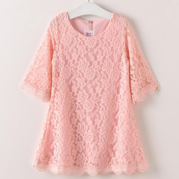 Girls' Western-style Lace Skirt 2022 Summer Cotton Parent-Child Dress Western-style Children's Princess Dress
