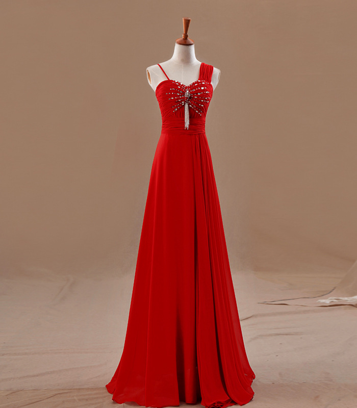 wedding-dress-long-red-evening-dress-dinner-wedding-dress-on-luulla